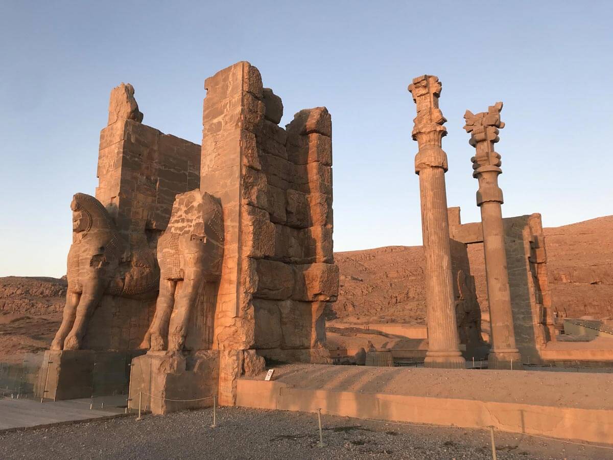 Ruiny starożytnego miasta Persepolis
