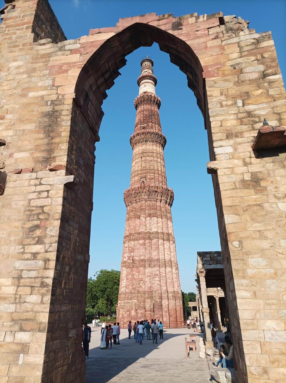 Minaret Qutub Minar w Delhi