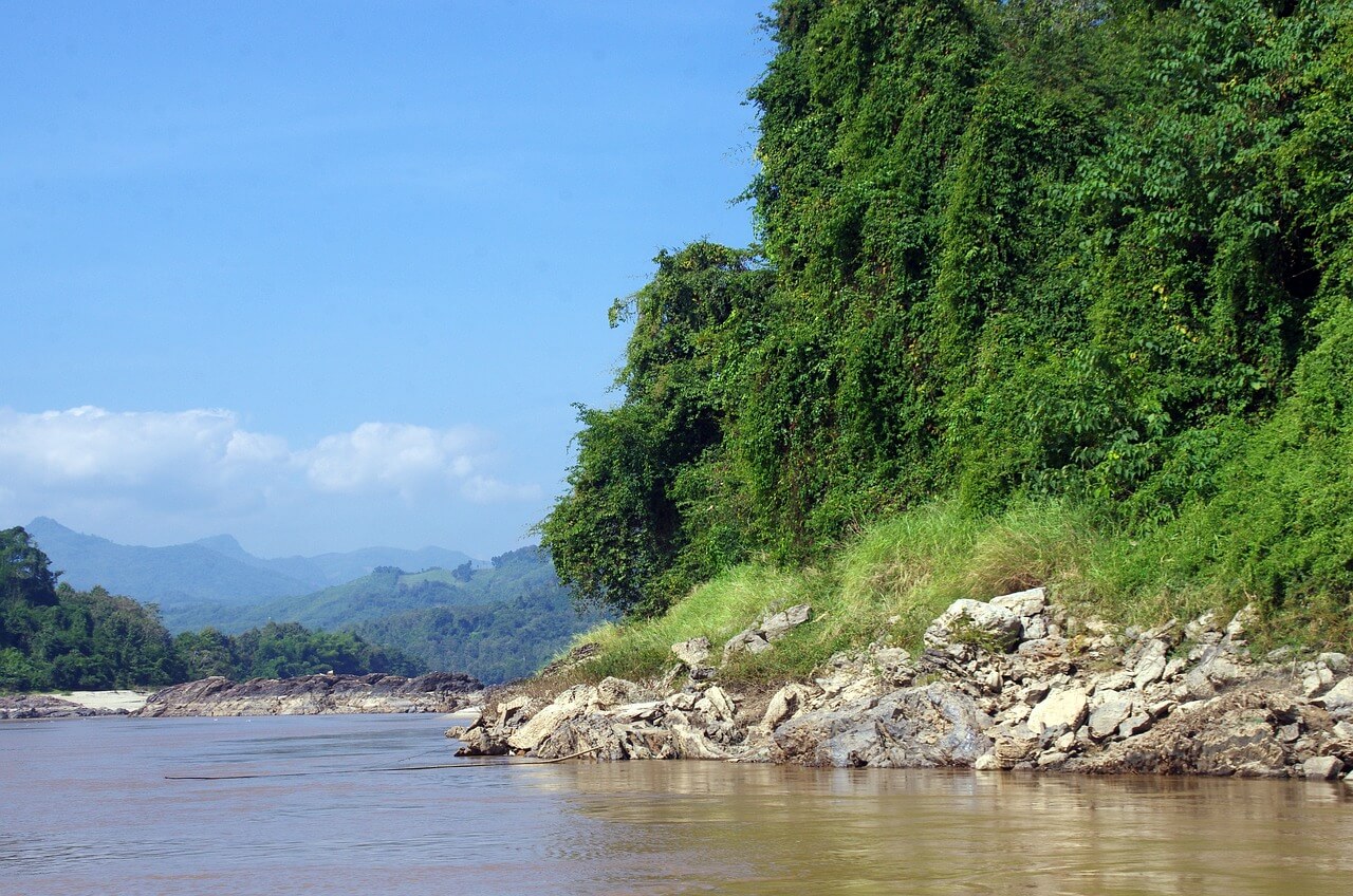 Rzeka Mekong w Laosie